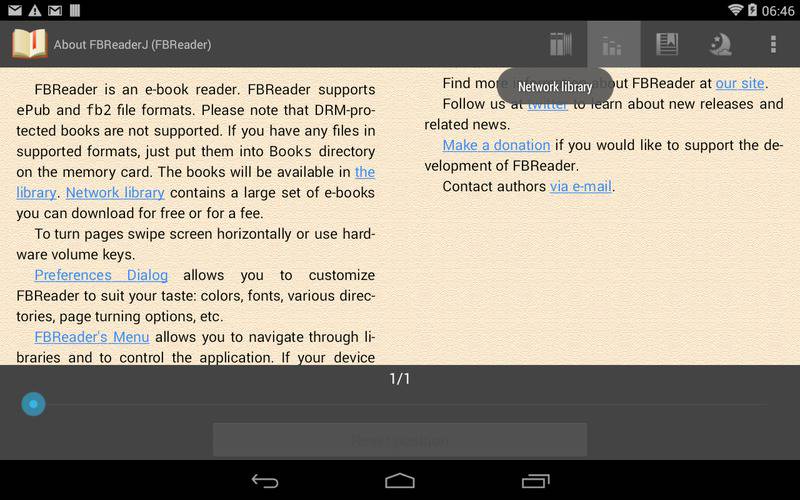 FBReader and the book network: an illustrated guide